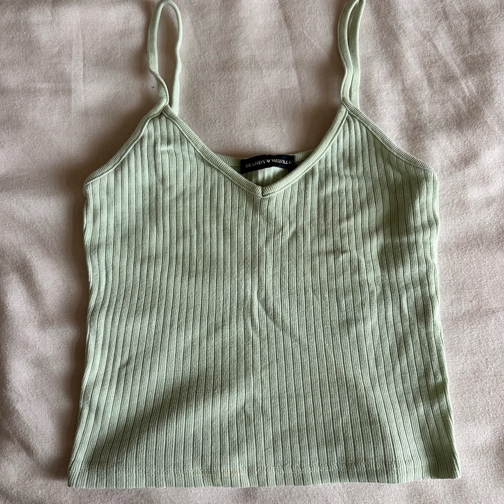 Brandy Melville Light Green Tank Top